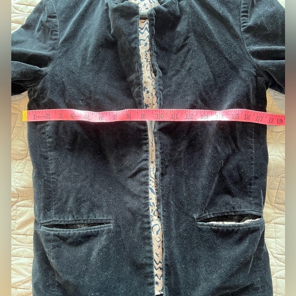 Zadig & Voltaire Black Volly Velours Velvet
Open Blazer - Picture 14 of 16